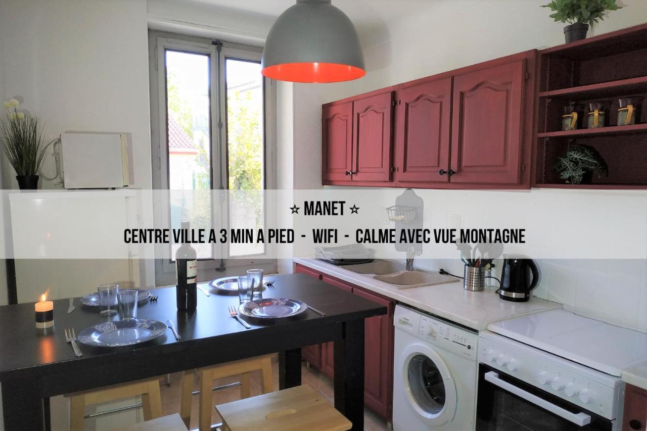 Le Manet - Appartement Proche Centre Ville - Parking Gratuit Бонвиль Экстерьер фото
